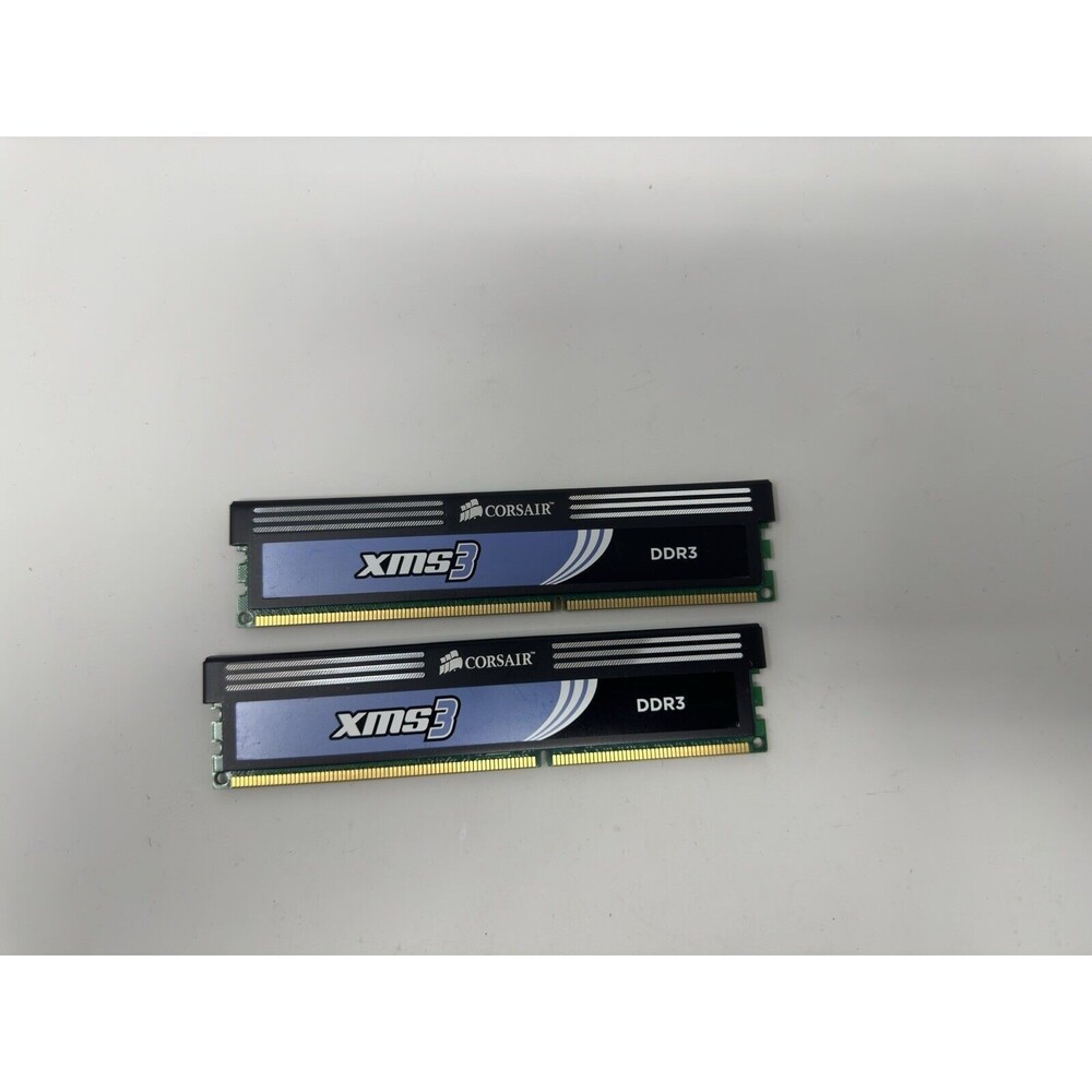 2-CORSAIR CMX4GX3M2A1333 C8 4GB (2x2GB) DDR3-1333 PC3 DESKTOP MEMORY RAM